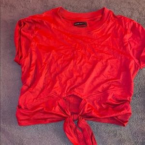Red Urban Outfitters Shirt
